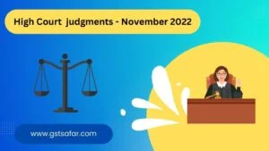 GST Case Law