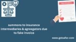 Summons to insurance intermediaries