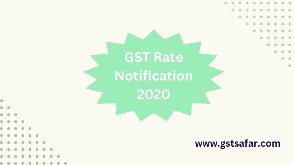GST Notification 2020