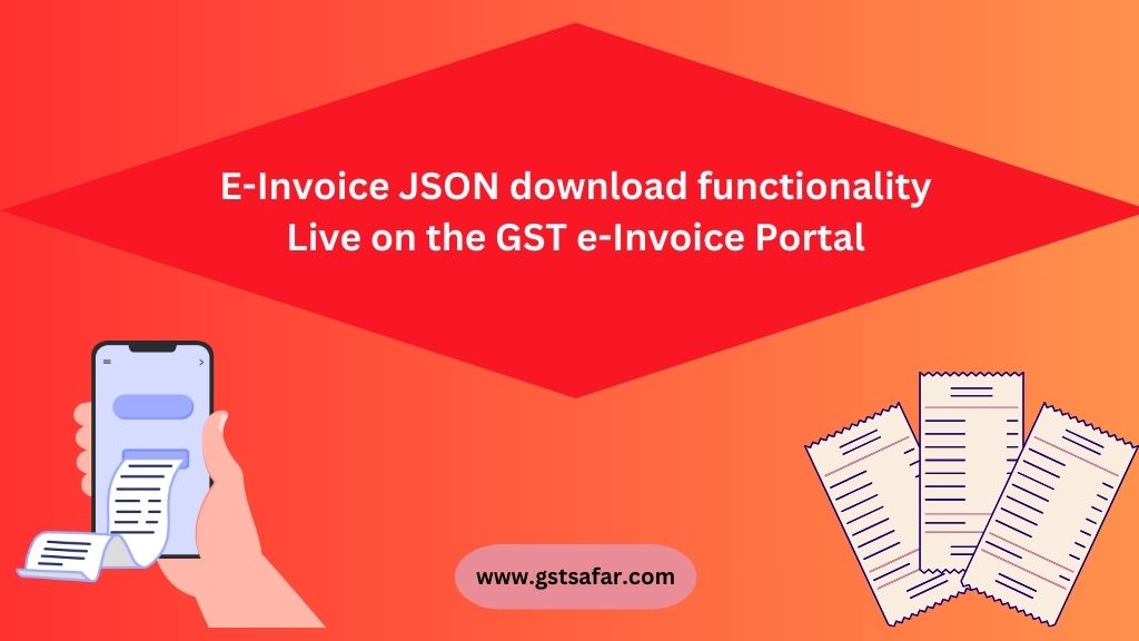 E-invoice JSON download