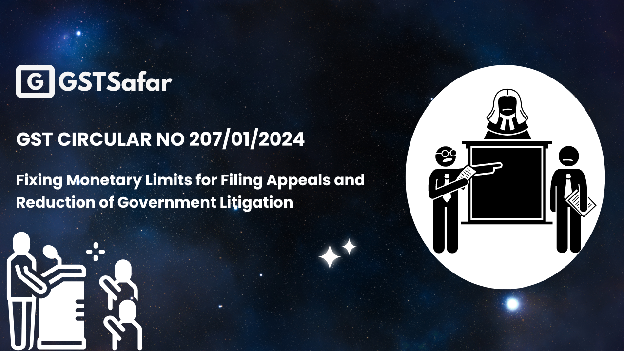 Monetary Limits for Filing Appeals