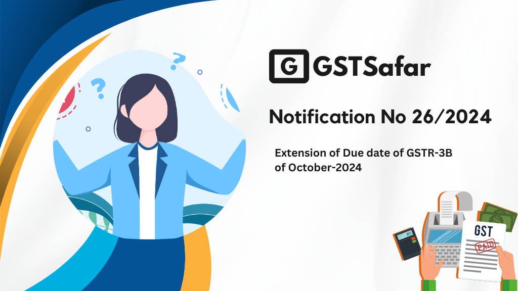 Extension of Due date of GSTR-3B