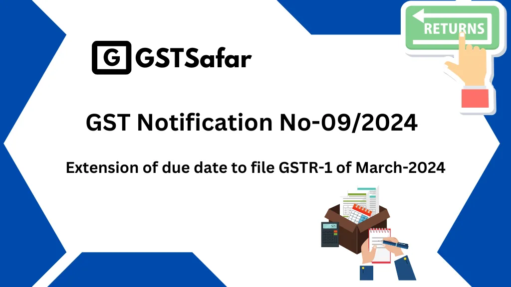 GSTR-1 of March-2024