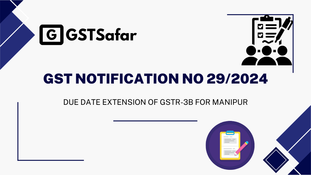 GSTR-3B for Manipur