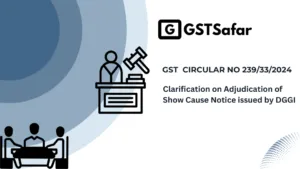 Adjudication of Show Cause Notice