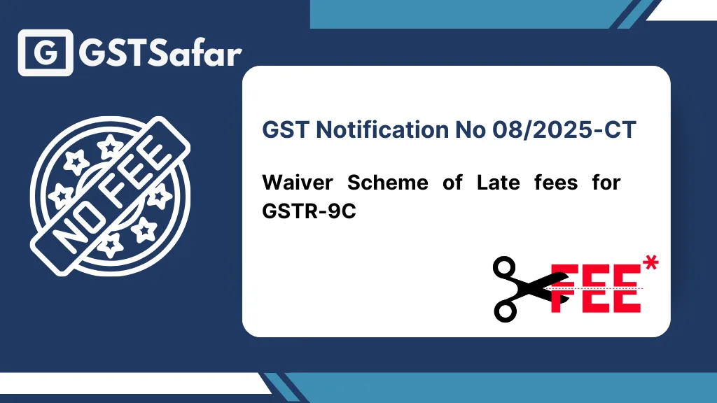 Notification No 08/2025-CT