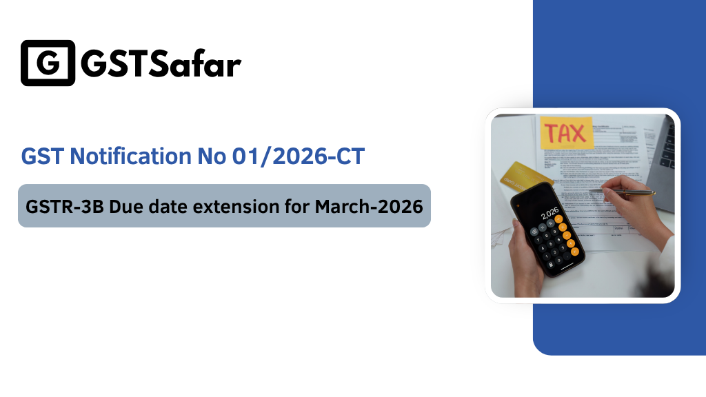 GST Notification No 01/2026