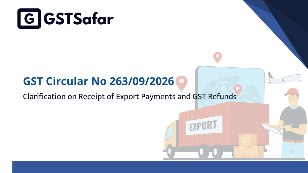 GST Circular No 263/09/2026