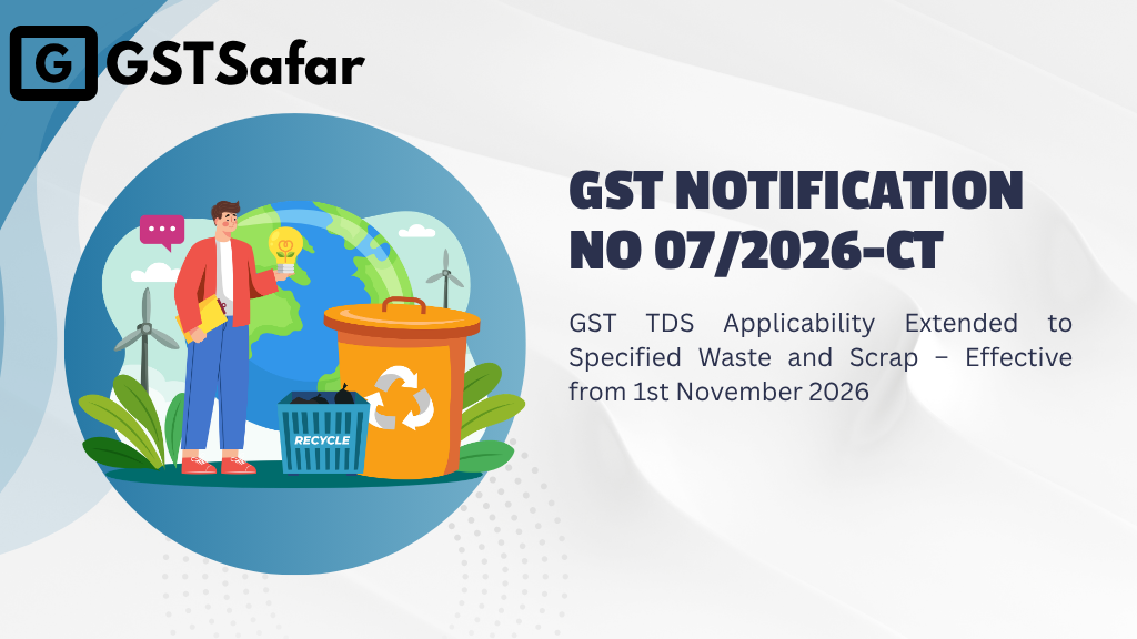 GST Notification No 072026-CT