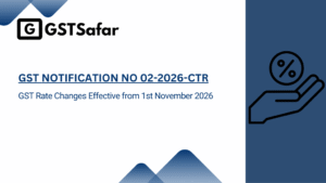 GST Notification No 02/2026-CTR